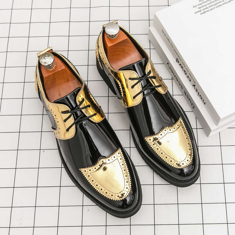 Mens Leather Shoes Color Silvery Sizeuk 10.5