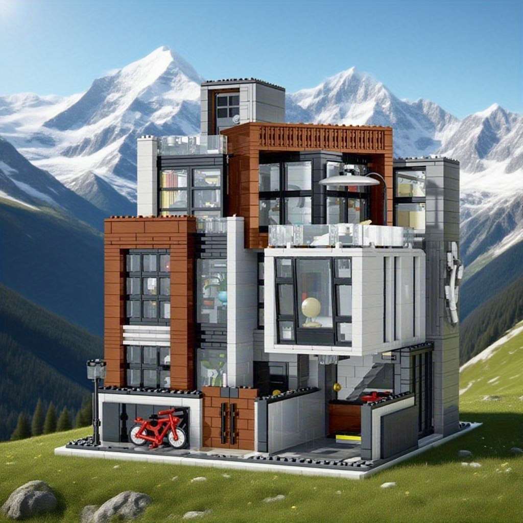 3D Building Model Puzzle Set Model Mk 10204