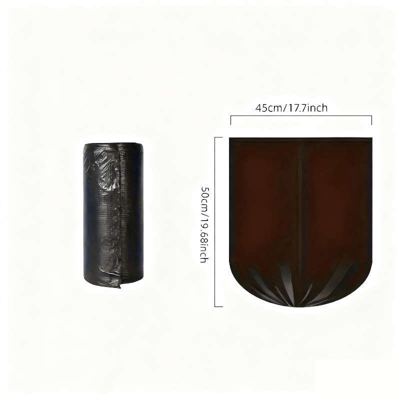 Trash Bag5 Rolls100 Pieces Black