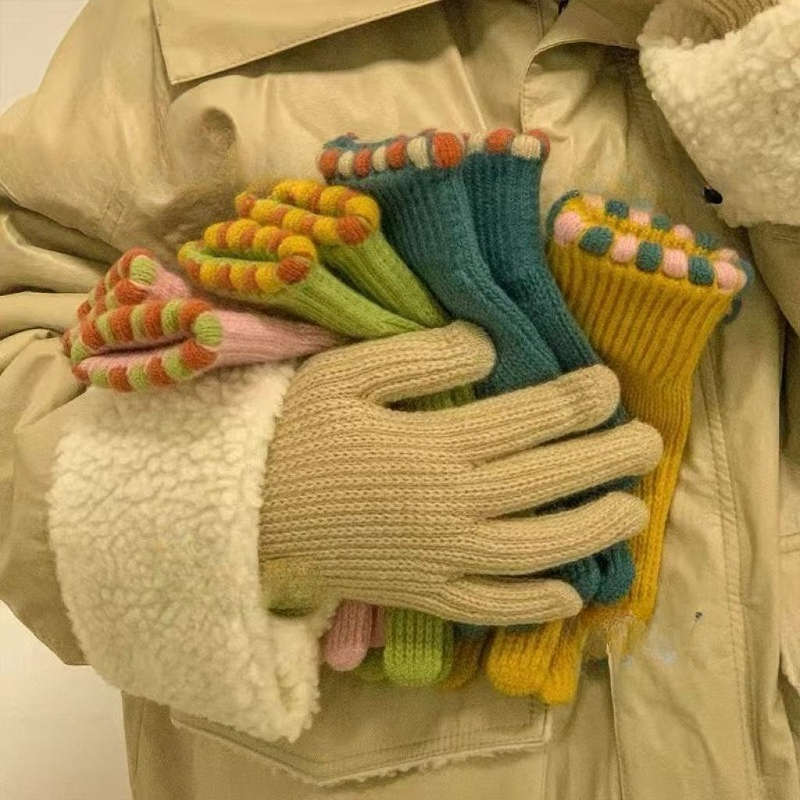 Gloves Color Green Sugar Beans
