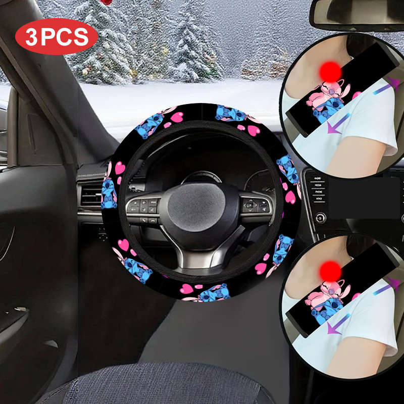 Car Steering Wheel Cover 3Pcs
