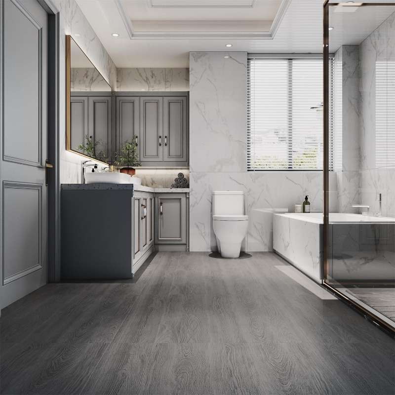 Self Adhesive Floor Stickers Gray Oak 60Cm*300Cm