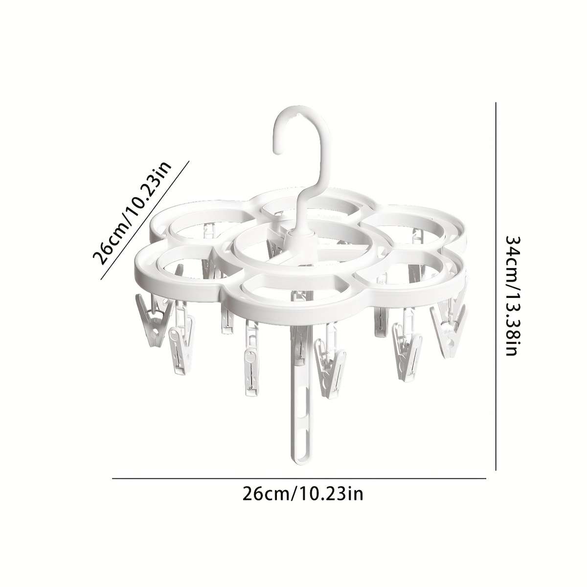Clothes Rack Milk White Quantity 2Pcs