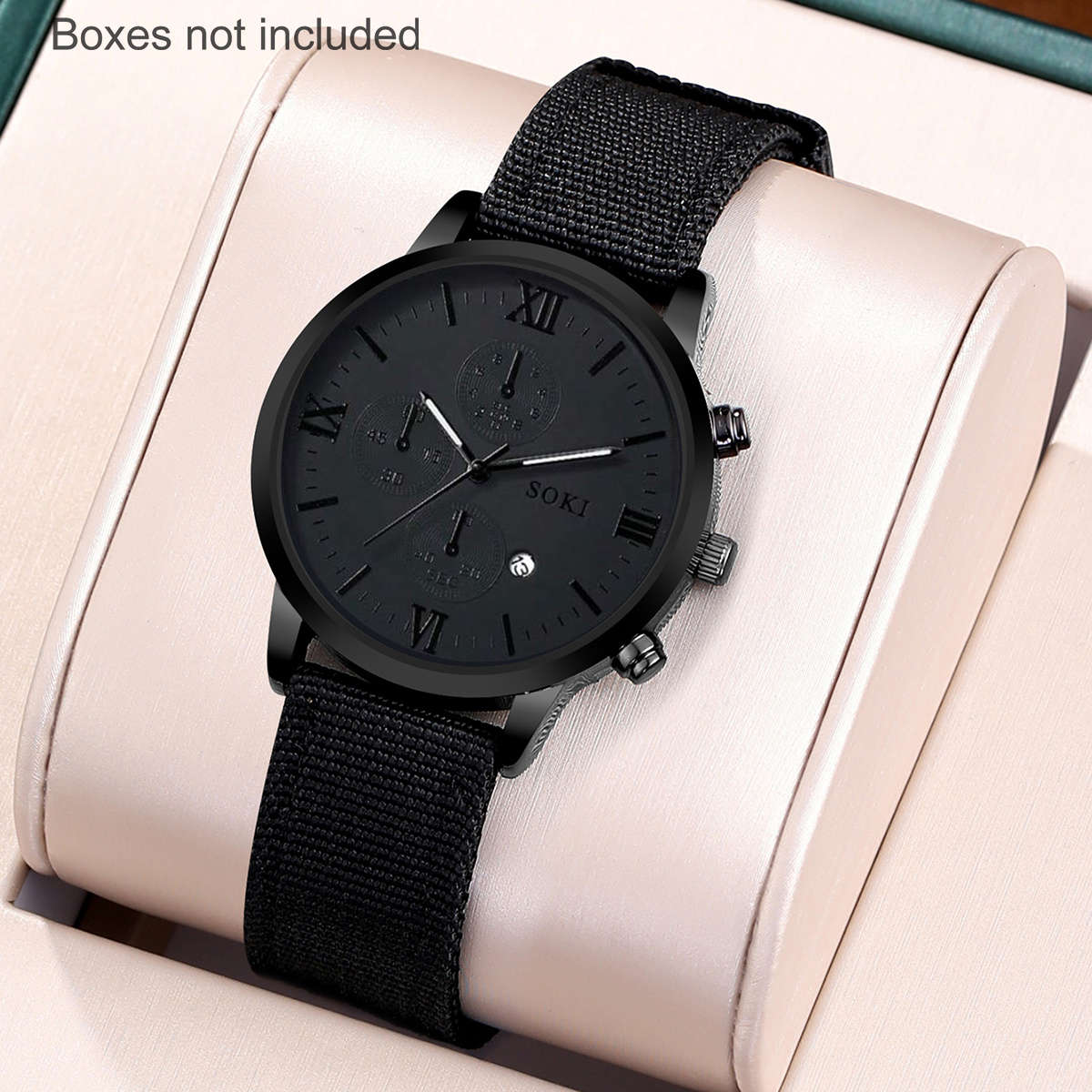 Men Watch Set With Calendar Function Casual Sporty Stylish Industrial