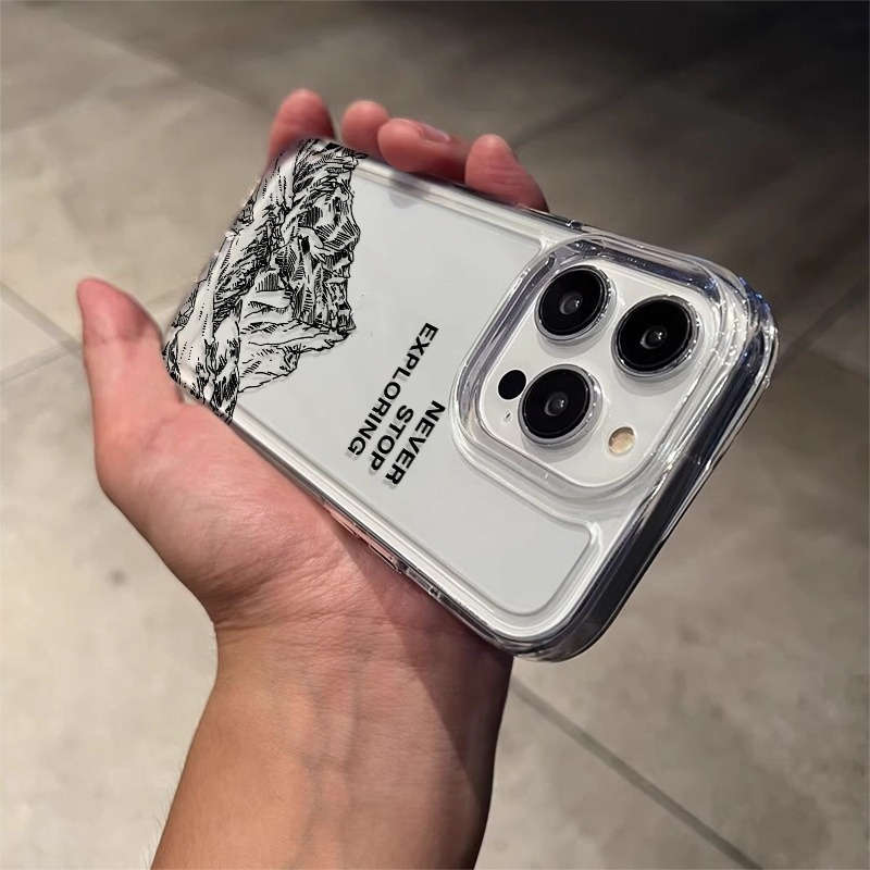 Transparent For iPhone Phone Case