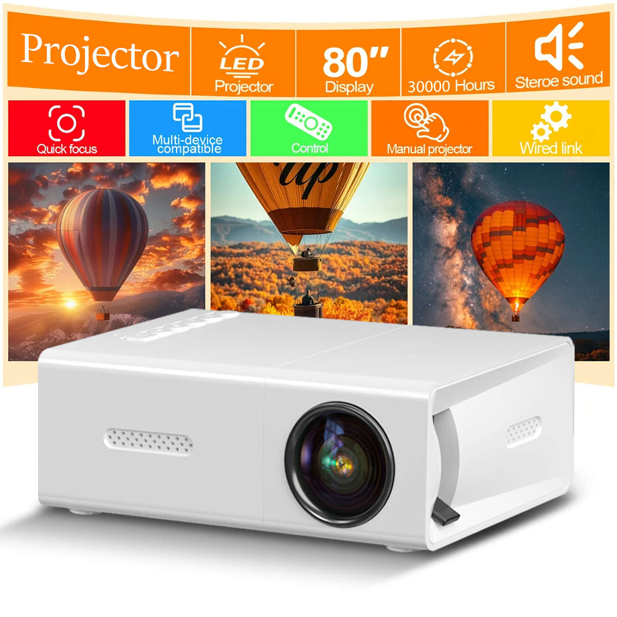 Projector Applicable People 2026 Small Gift Projector