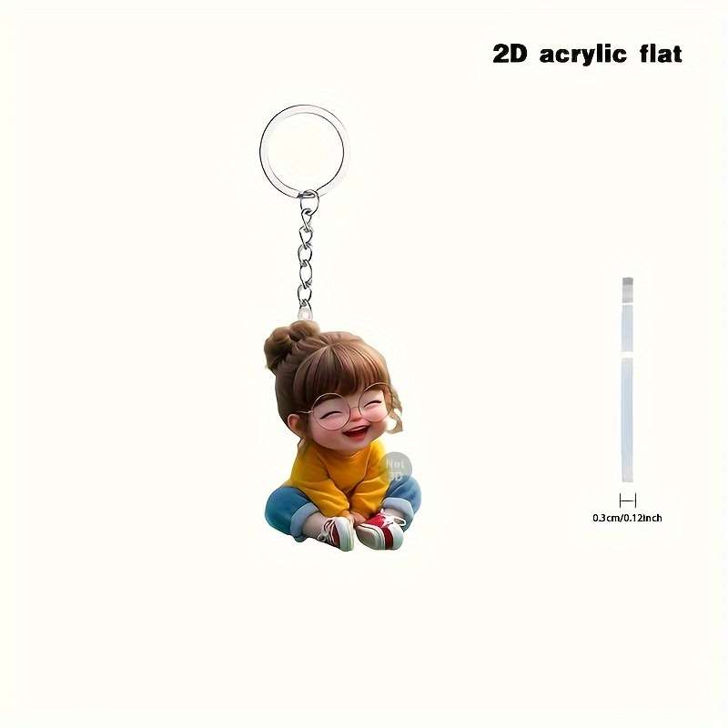 Keychain Ornament Material Acrylic