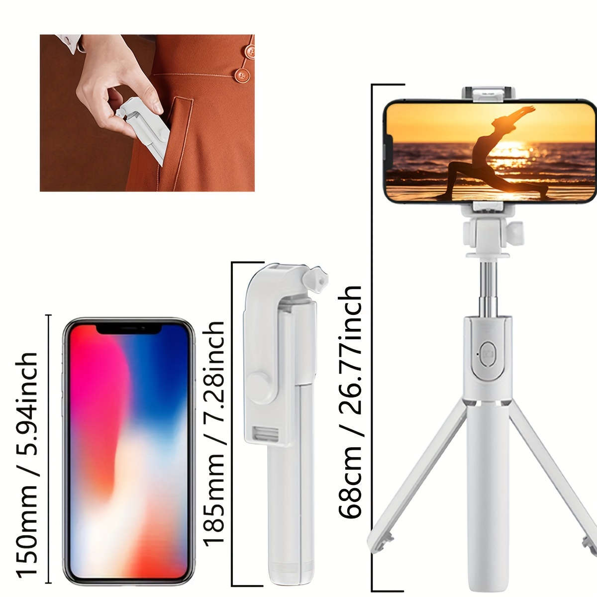 Phone Stand Color White