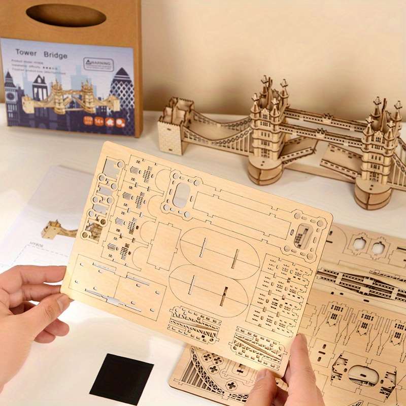 3D Building Model Puzzle Set Model Hy806