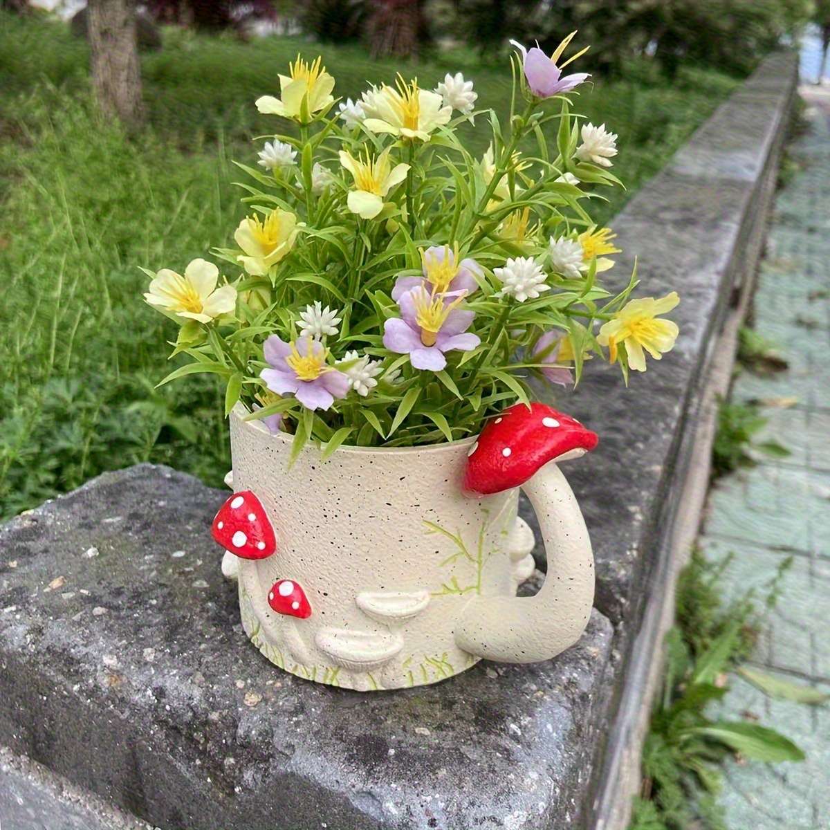 Flowerpot Model Flower Pot Mushroom