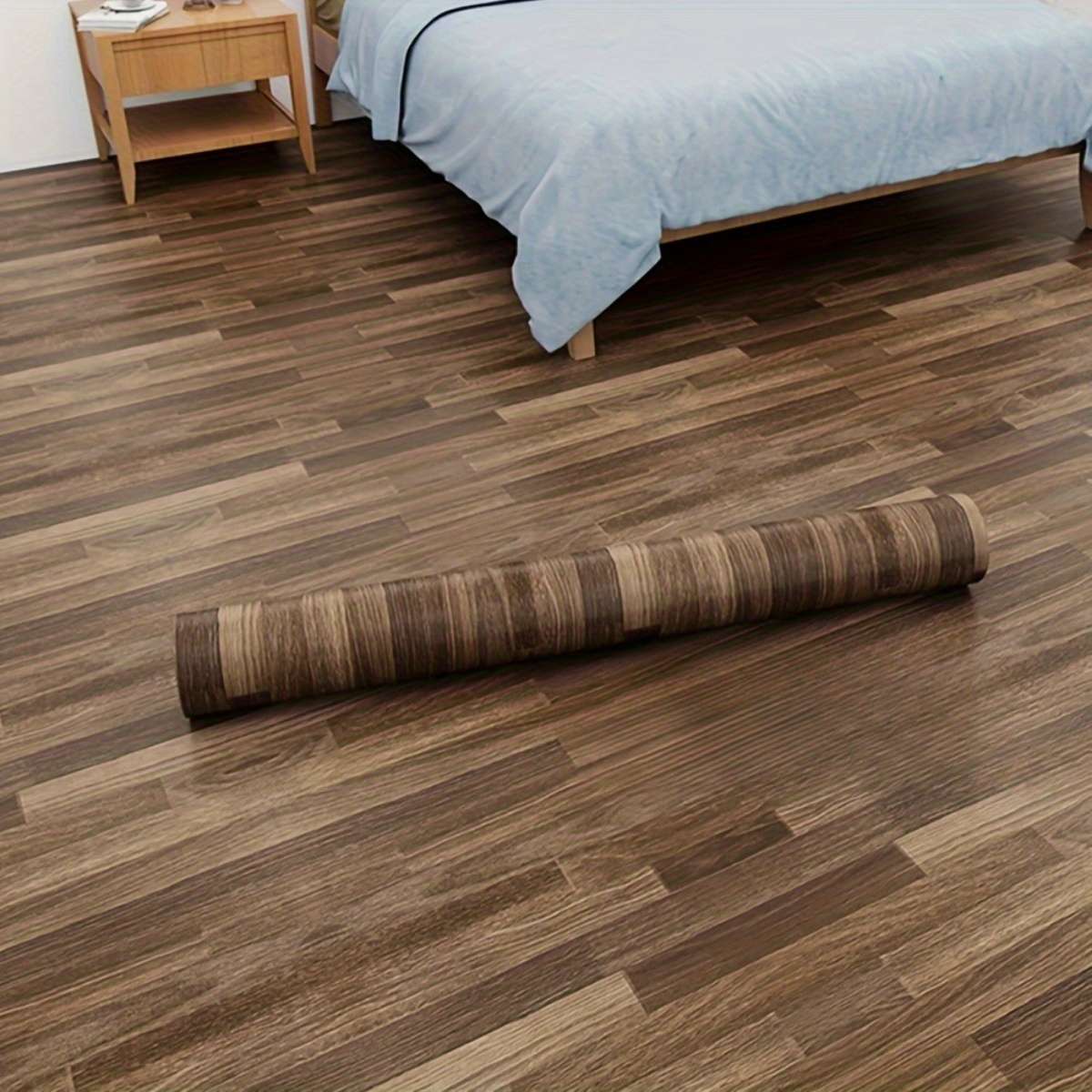 Self Adhesive Floor Stickers Parquet Walnut 40Cm*100Cm