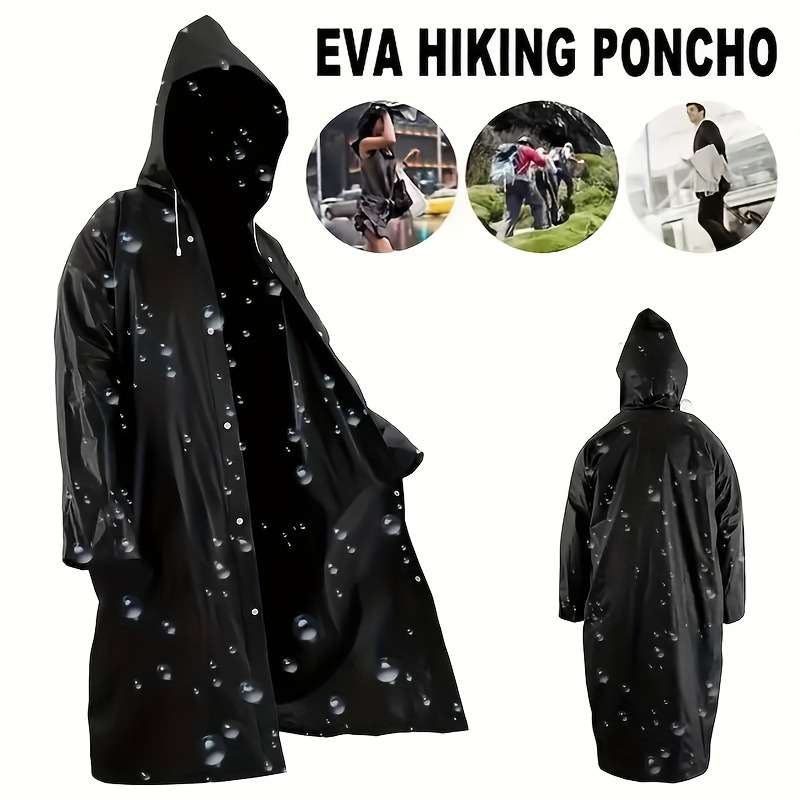 Raincoat Black Quantity 3Pcs