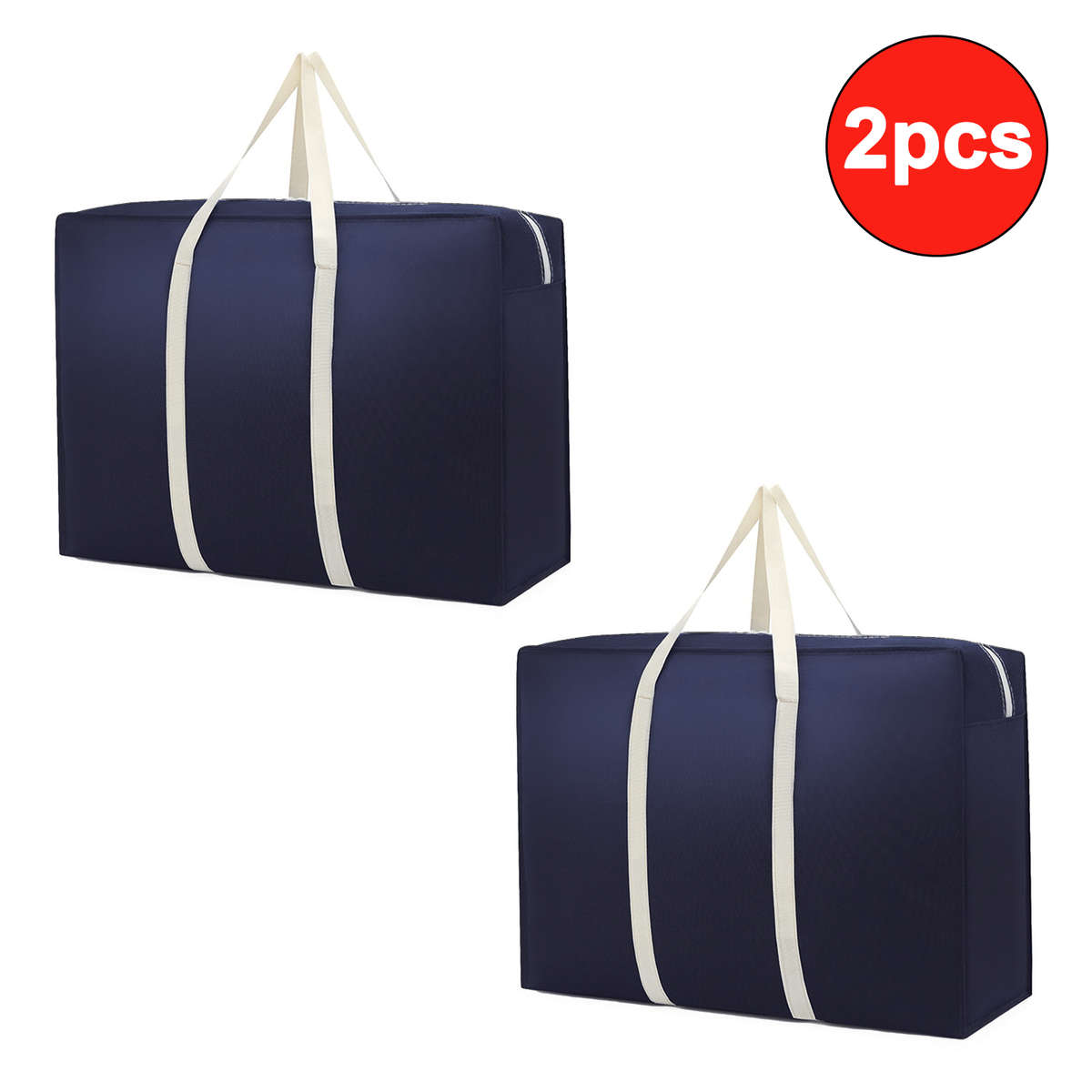 2Pcs Foldable Space Saving Packing Black 2Pcs