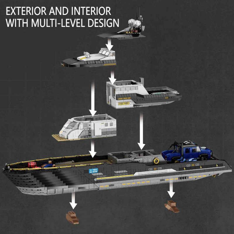 3D Jigsaw Puzzle Model Ship