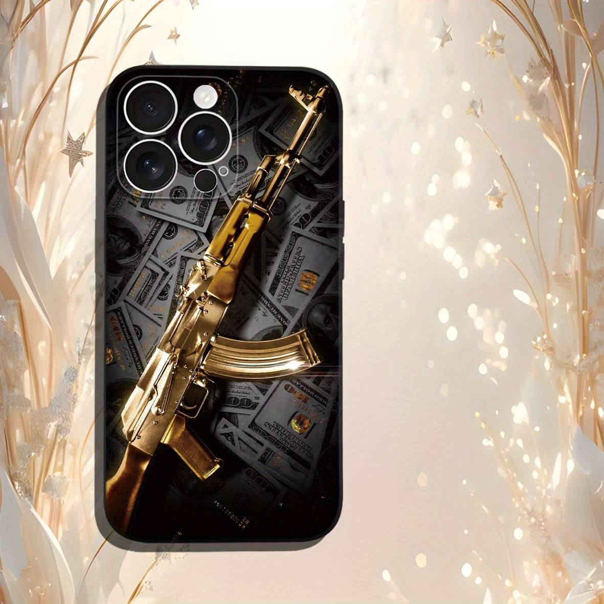 1Pc Black For iPhone 13 Mini Beautifully Designed Phone Case