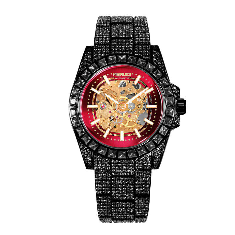 Men Mechanical Watch Full Automatic Self Winding Luxury Business Watch