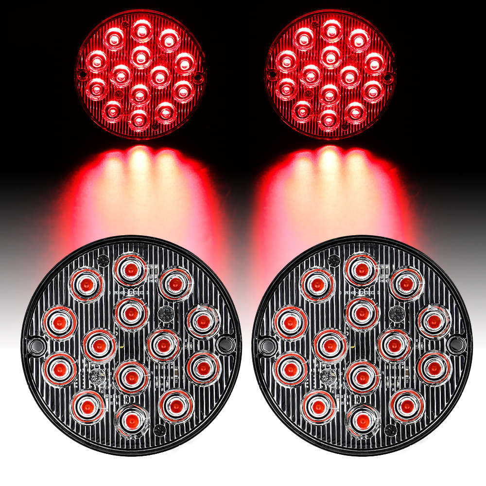 Car Lights Color 2Pcs Red