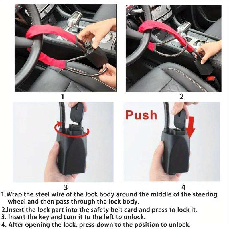 Car Lock Color Red