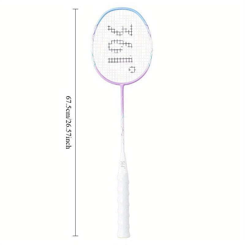 Badminton Racket Color 775 Blue Purplefree 6Piece Set