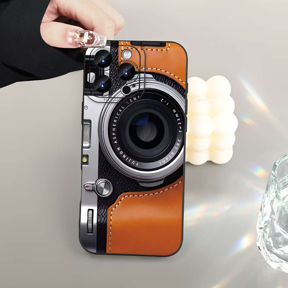 1Pc Black For iPhone 16 Pro Max Phone Case Phone Cover