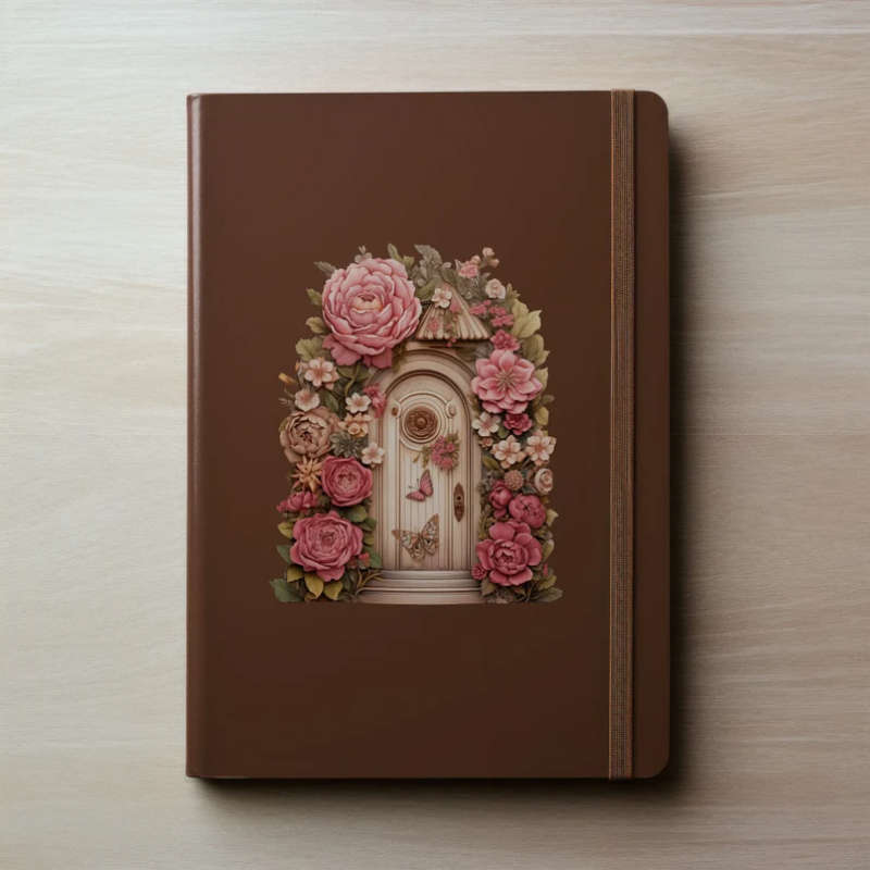 6Pcs Door Single Glossy Shape Forest Paper
