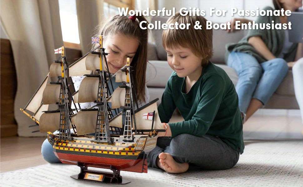 3D Jigsaw Puzzle Model Ship Items Hms Victory