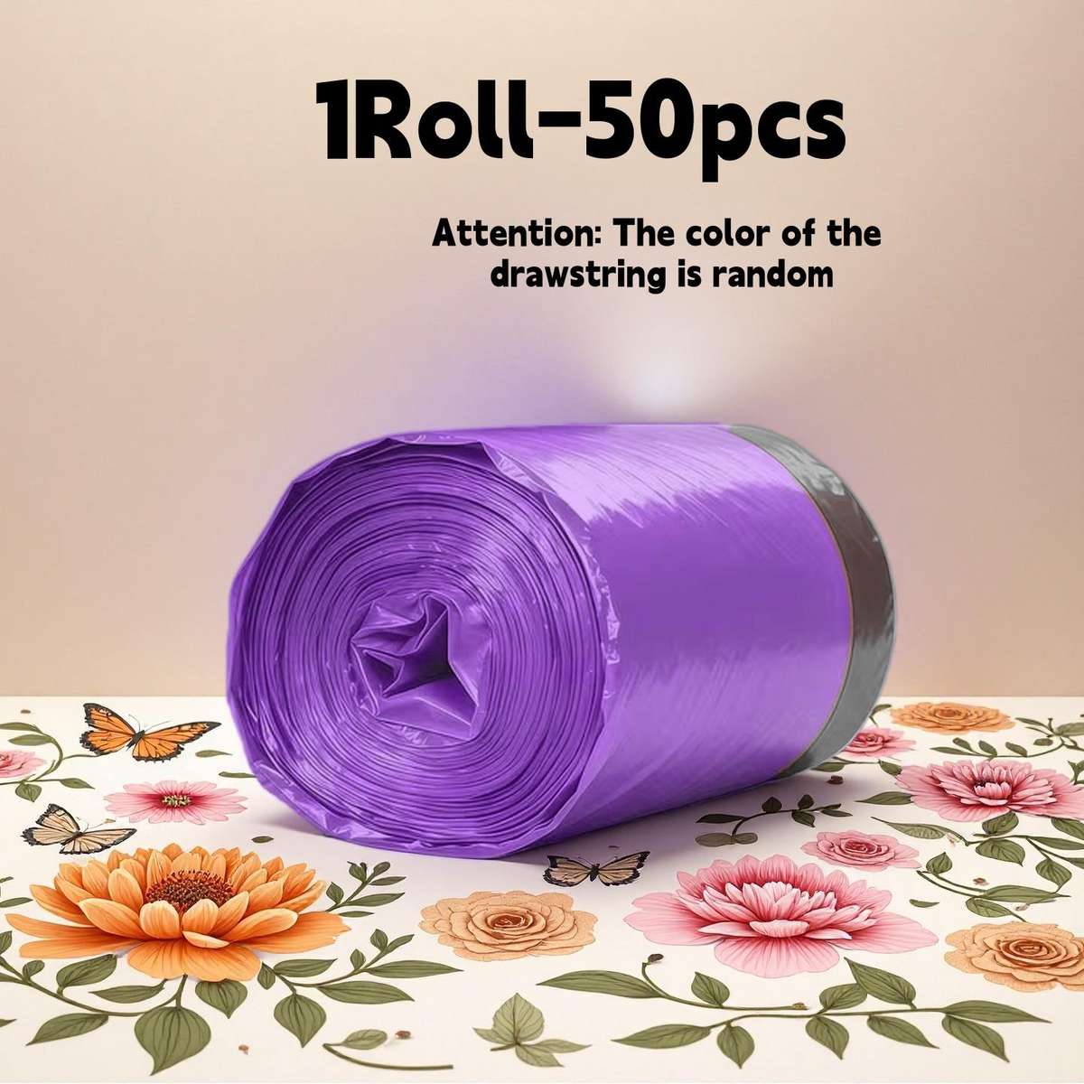 Trash Bag1 Large Roll 50Pcsthickened