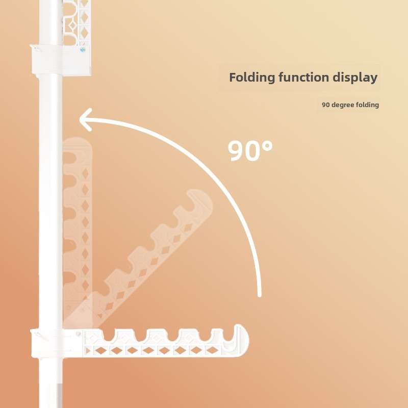 Clothes Rack White Clothes Drying Rack 6 Wings