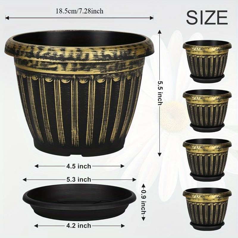 Flowerpot Size 185 Mm   5 Piece Set