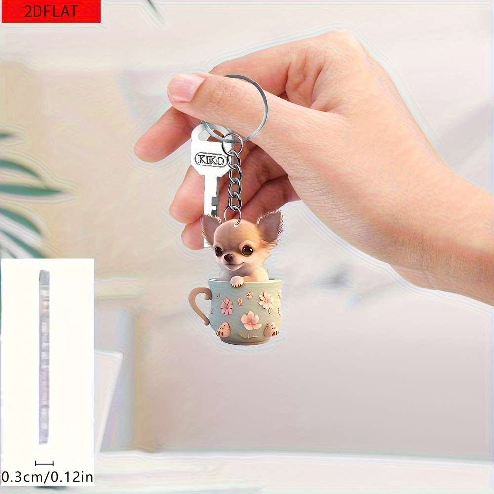 Keychain Ornament Material Acrylic