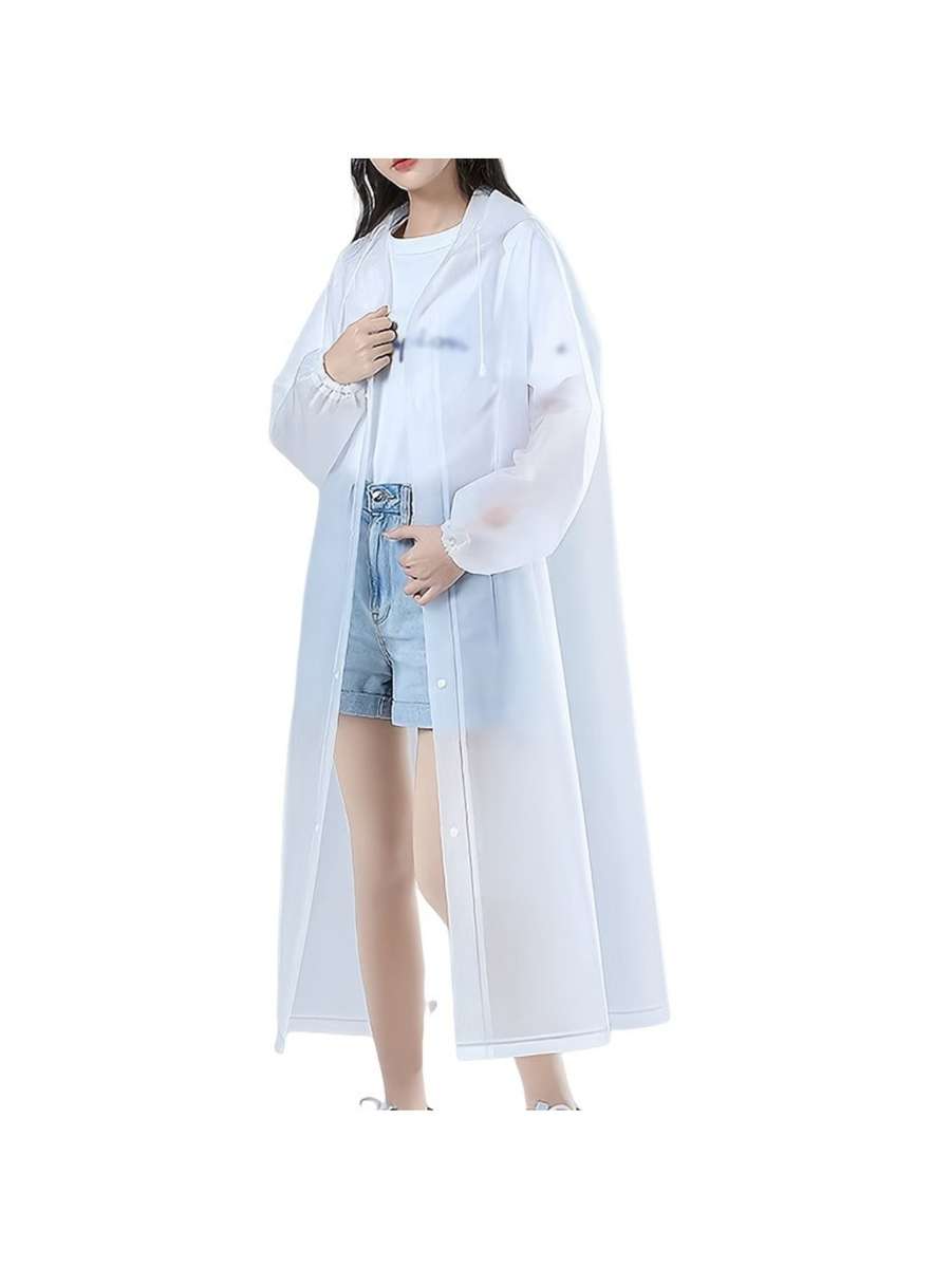 Raincoat Grey Size Asian Xl