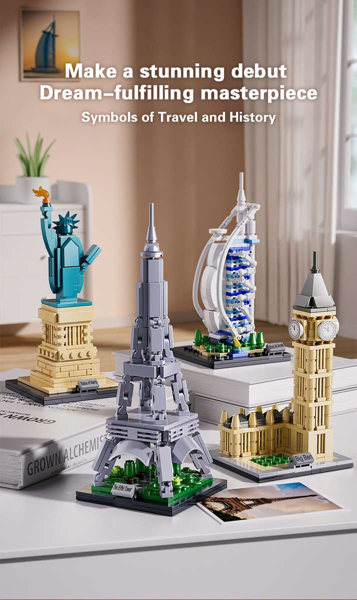 Building Toy Architectural Model Toy Set Model Big Ben