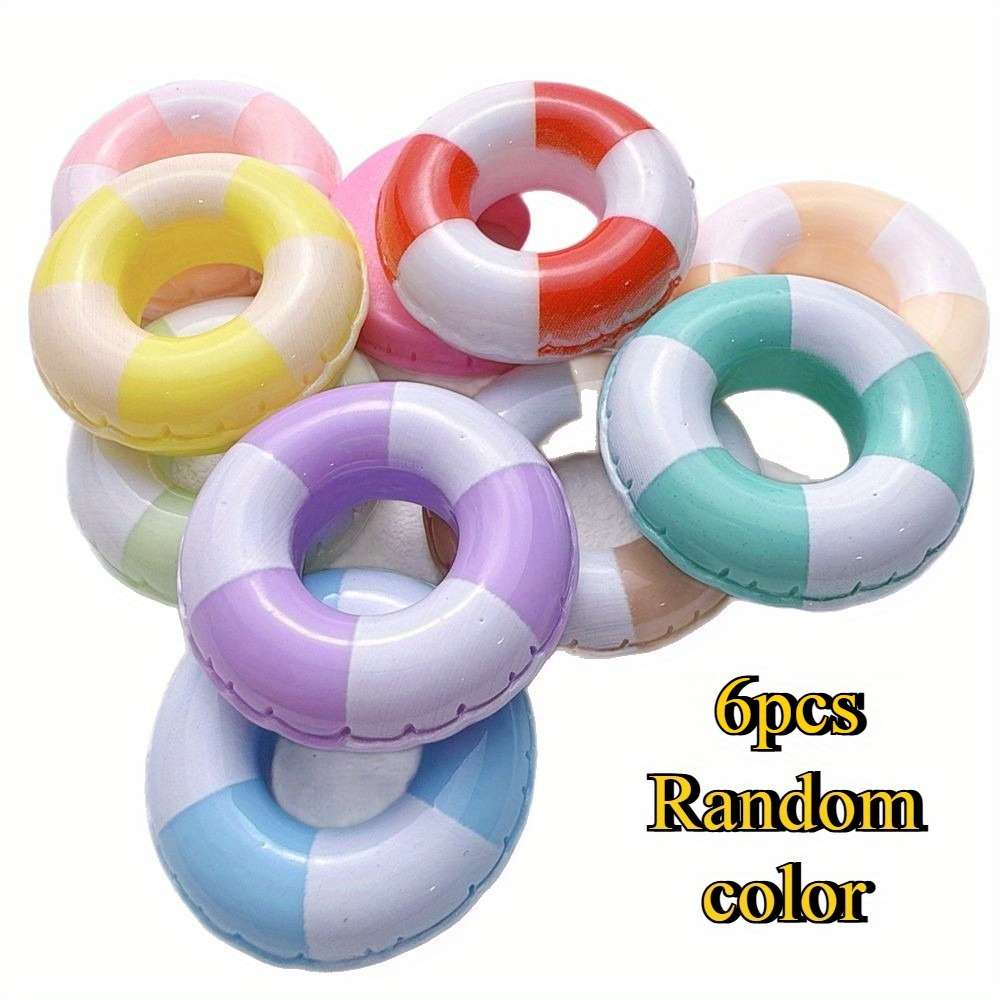 Car Interior Decor Color 6Pcs Random Color