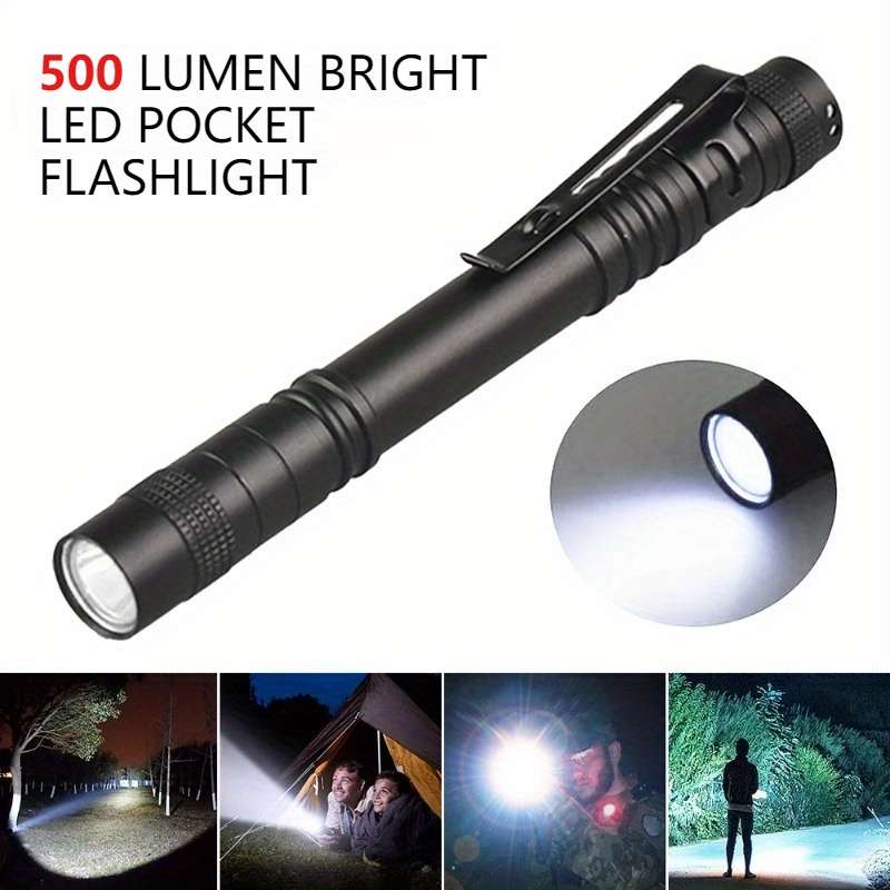 Portable Lamp Color White Light Led Pocket Flashlight Quantity 1Pc