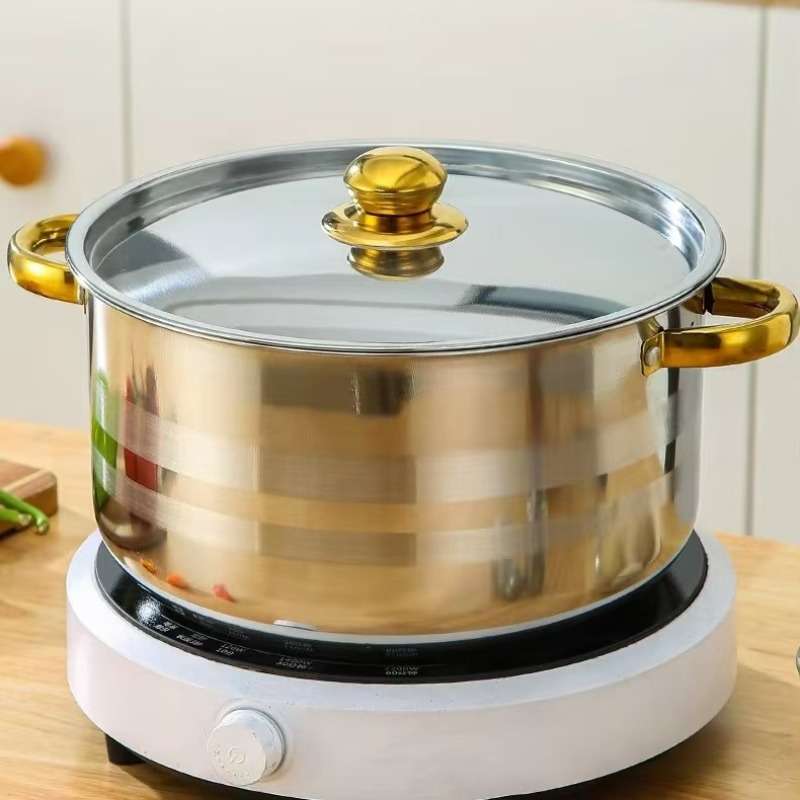 5-Piece Silver Cookware Set