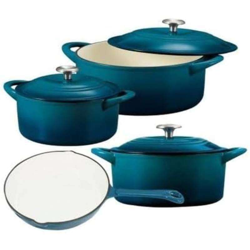 7-Piece Smte - Dh - Ceramic Cookware Set With Lid