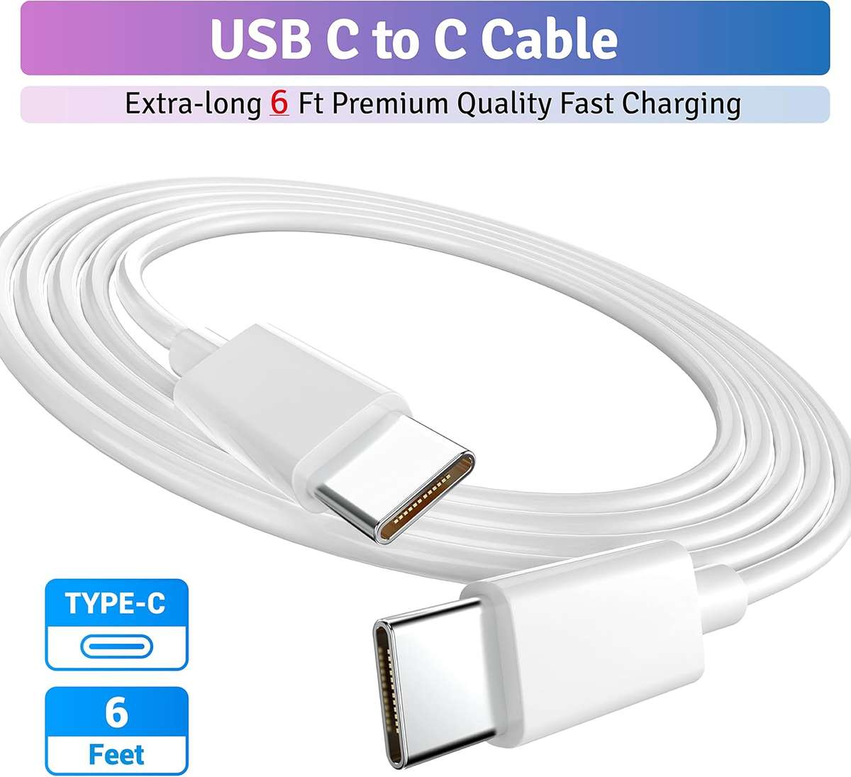 Charger Items  Charger 2M Cable White