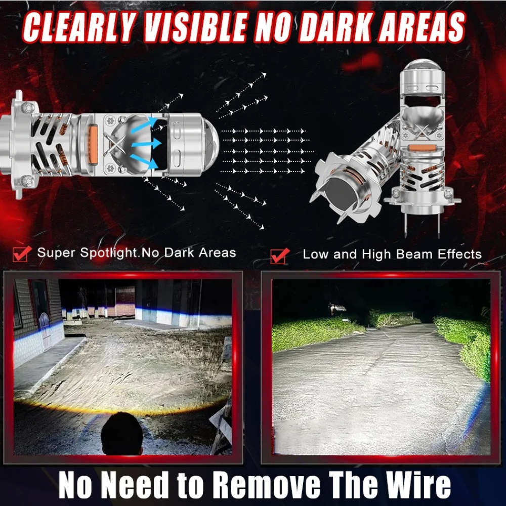 Car Lights Color 2Pcs H7