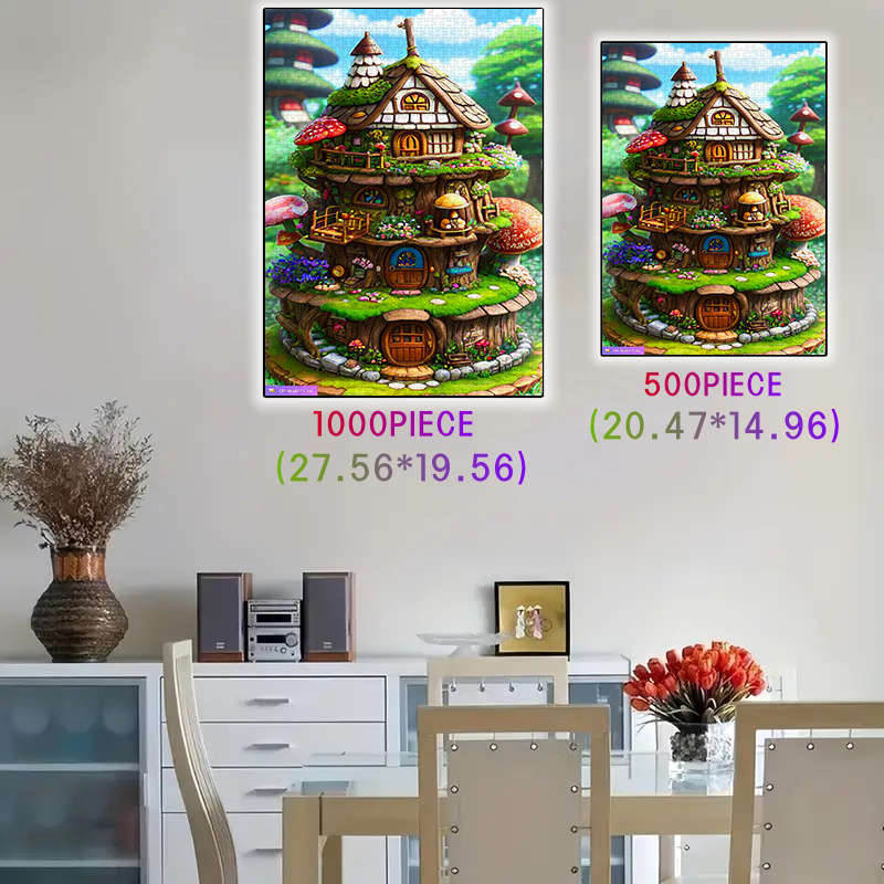 3D Building Model Puzzle Set Model 500Pcs