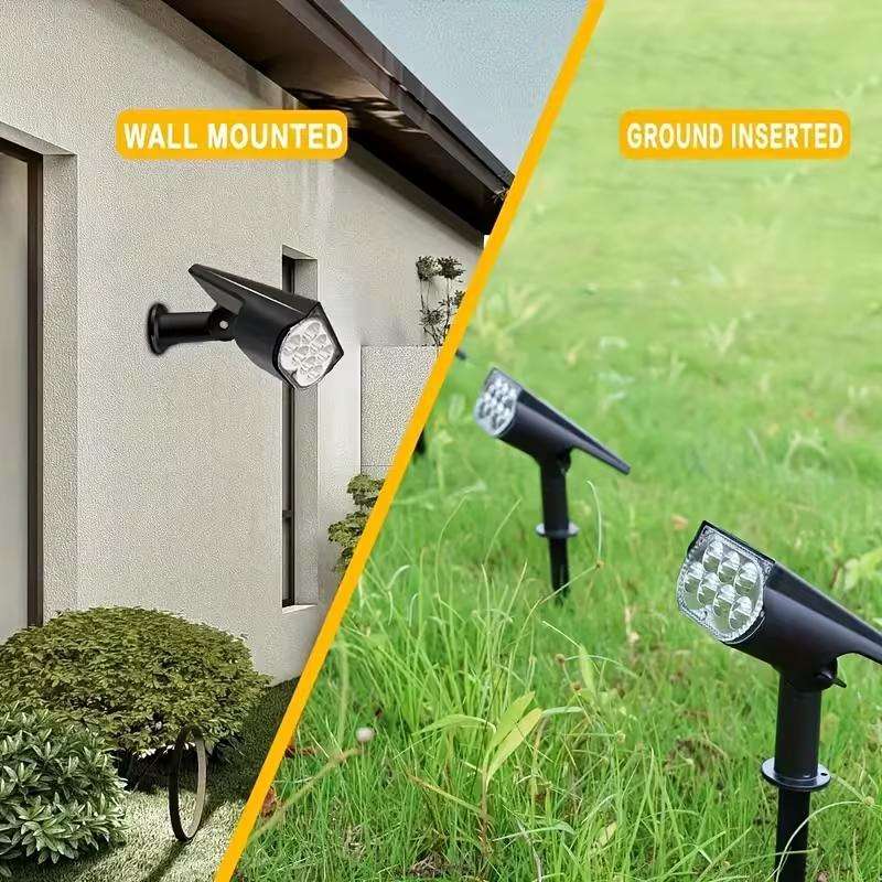 Solar Emergency Lights Color Warm Light Model7 Led Landscape Projection Lamp
