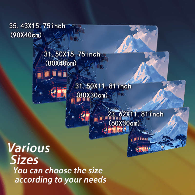 Mouse Pad Size 31.50X11.81Inch