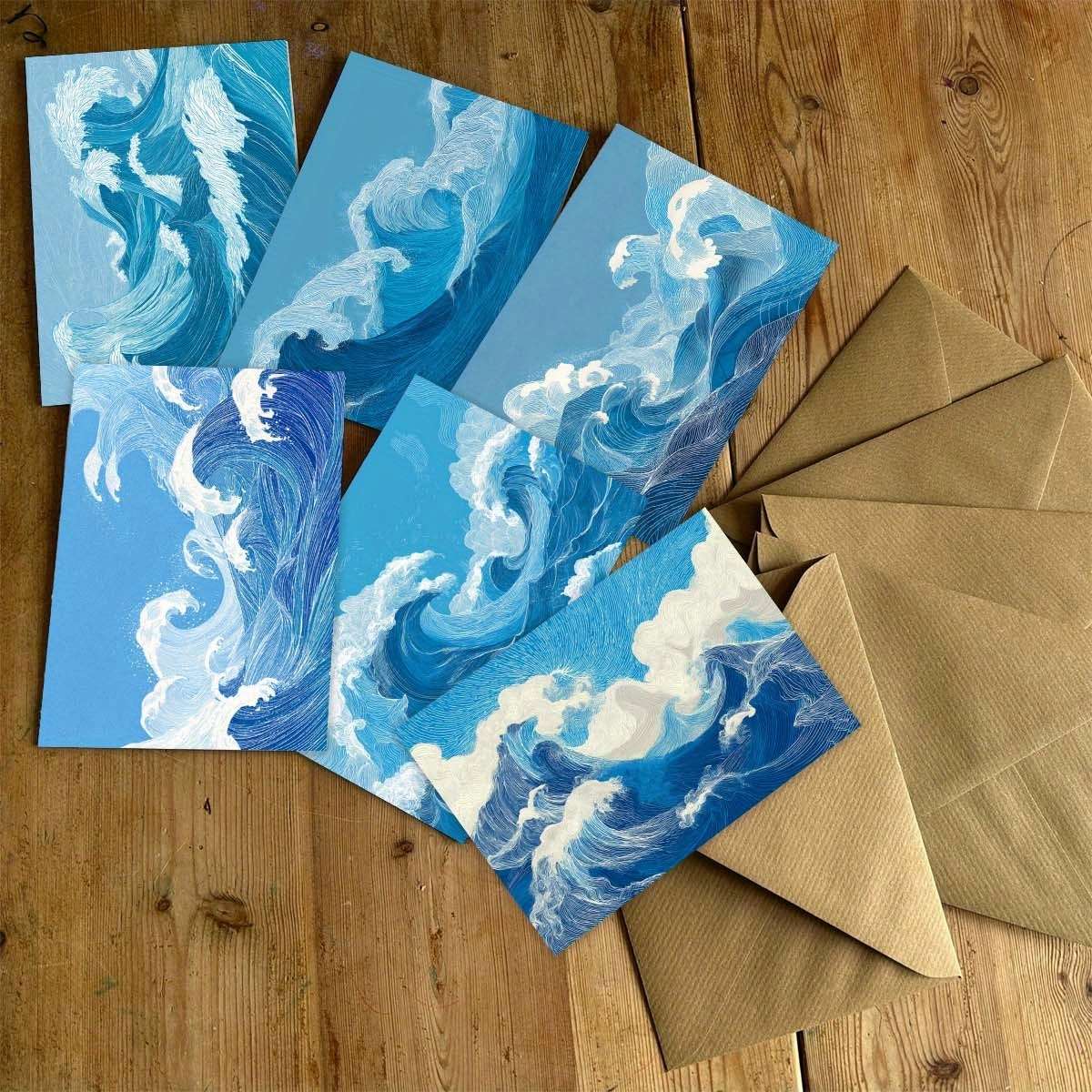 Greeting Cards Quantity 6Pcs