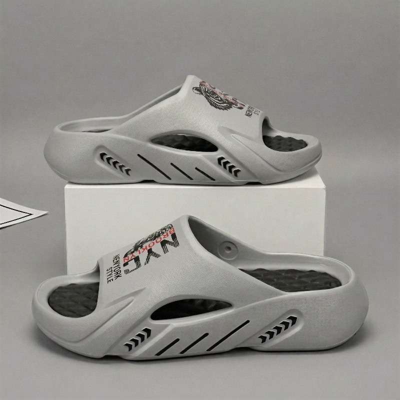 Sandals Color Ht Gray Black Size Uk 7.5 8