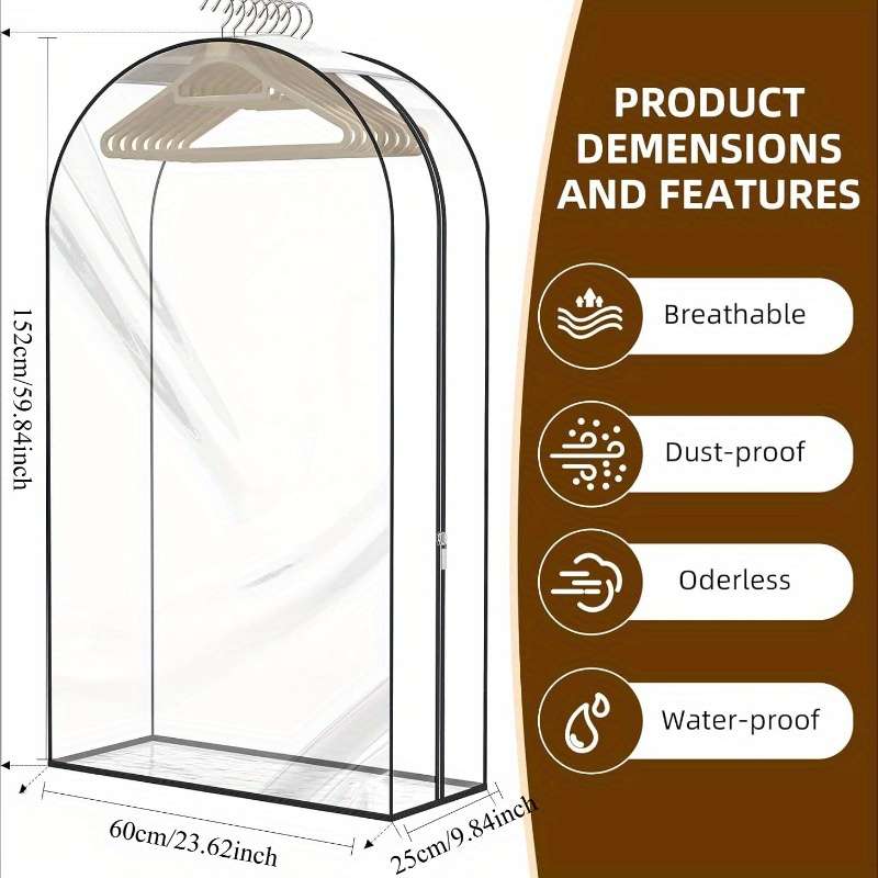 Storage Bag Color 3Full Clear Size152.4 Cm