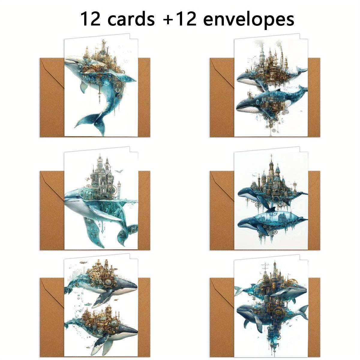 Greeting Cards Quantity 6Pcs
