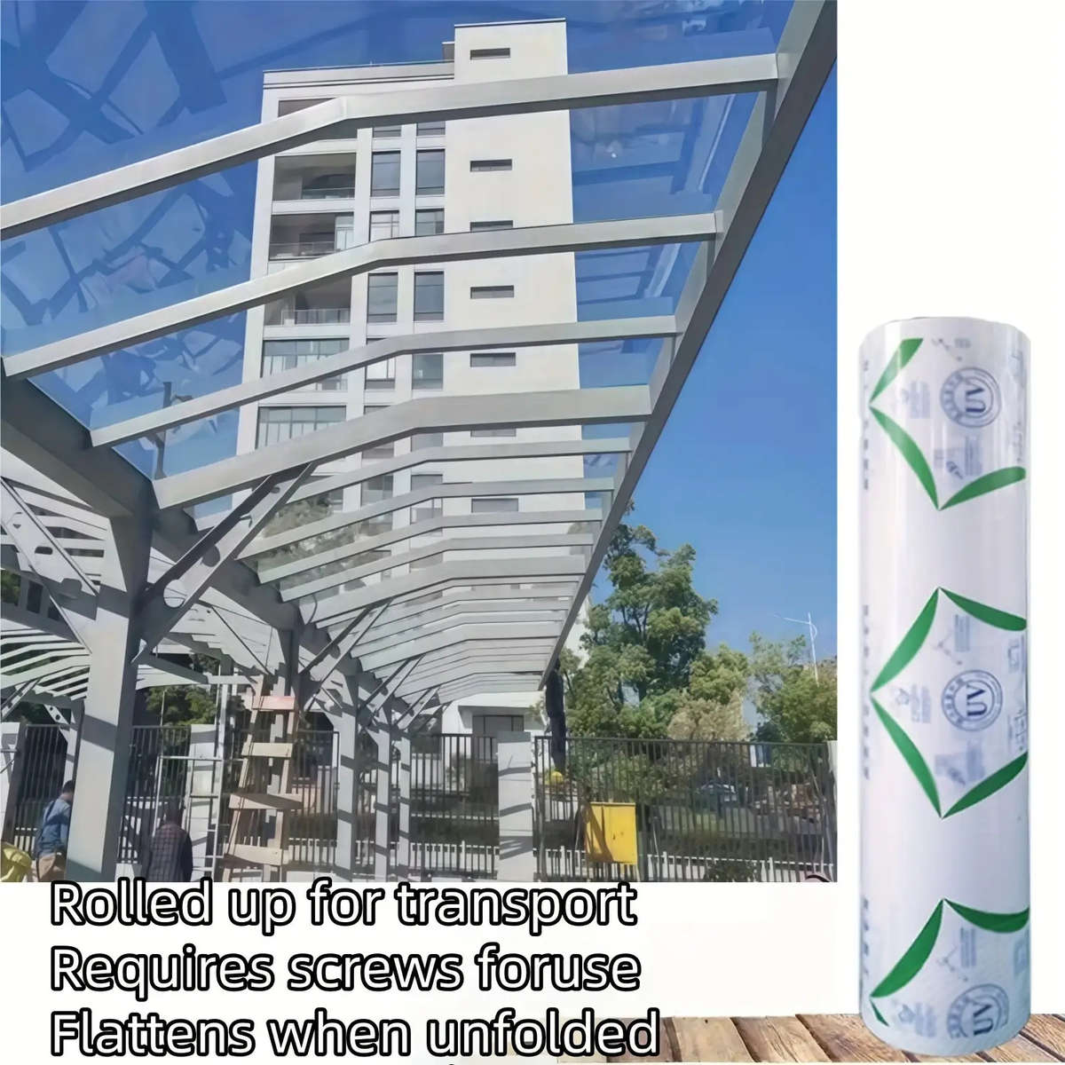 Polycarbonate Sheets Style Tea Color 60249Cm