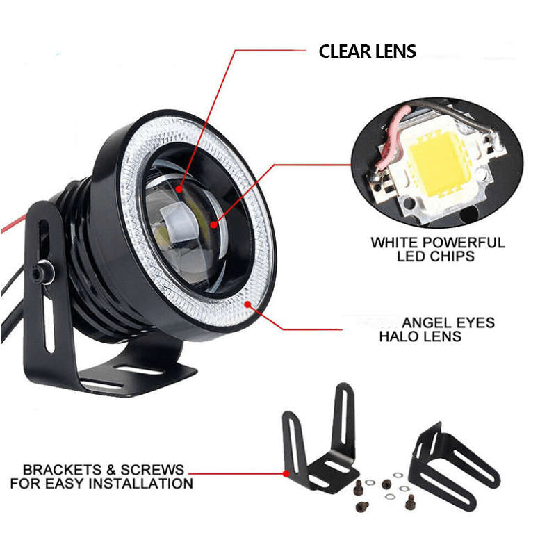 Car Lights Color Yellowwhite Quantity 2Pcs