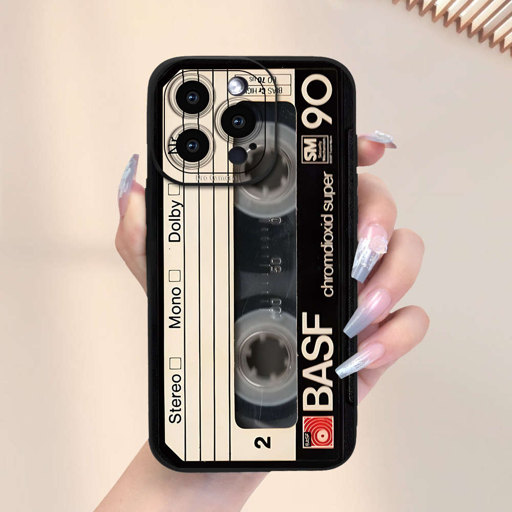 1Pc Black For iPhone 16 Pro Max Phone Case Phone Cover