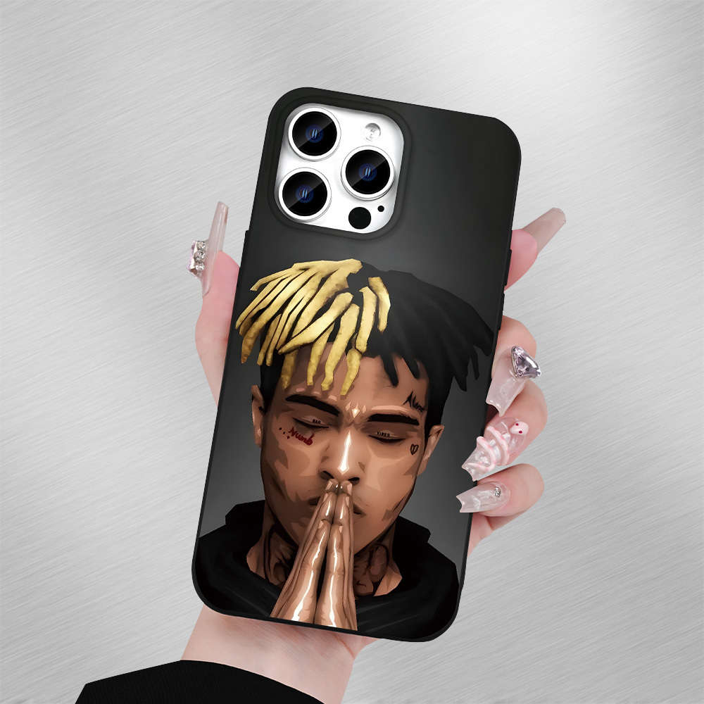 1Pc Black For iPhone 13 Mini Rapper Frosted Phone Case