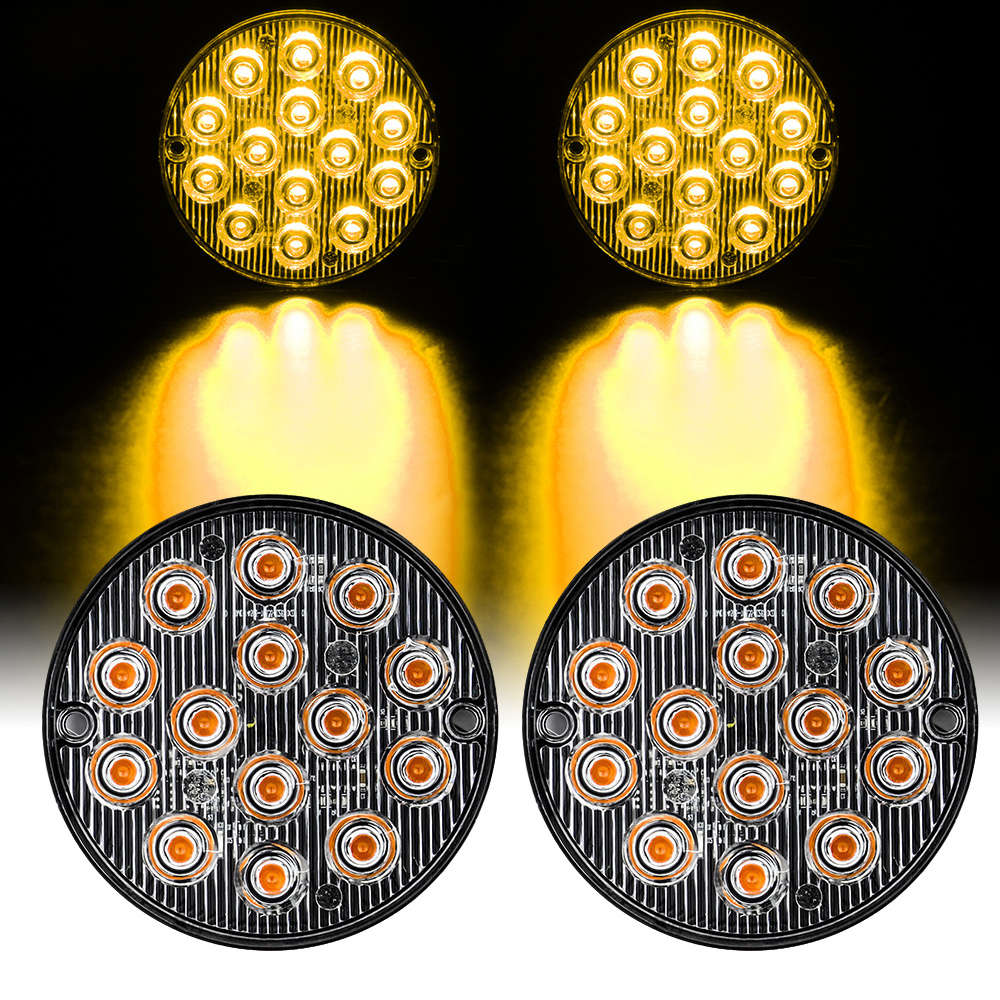 Car Lights Color 2Pcs Red